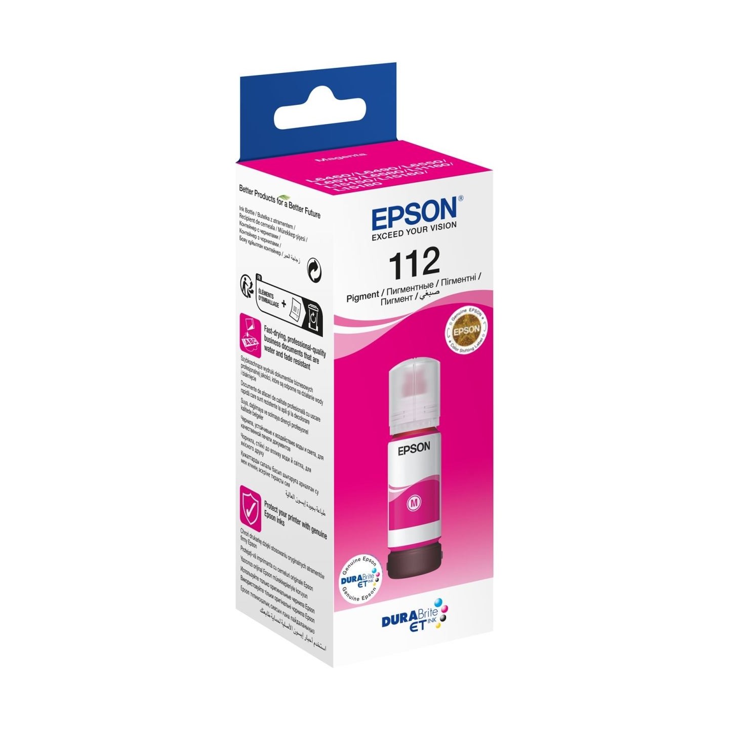 Epson 2LB 112 EcoTank Pigment Magenta