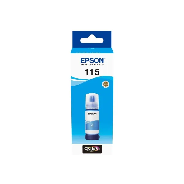 Epson 1LB 115 EcoTank Cyan ink bottle