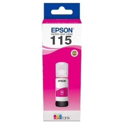Epson 1LB 115 EcoTank Magenta ink bottle