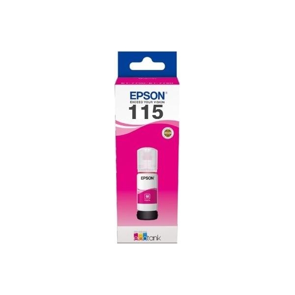Epson 1LB 115 EcoTank Magenta ink bottle