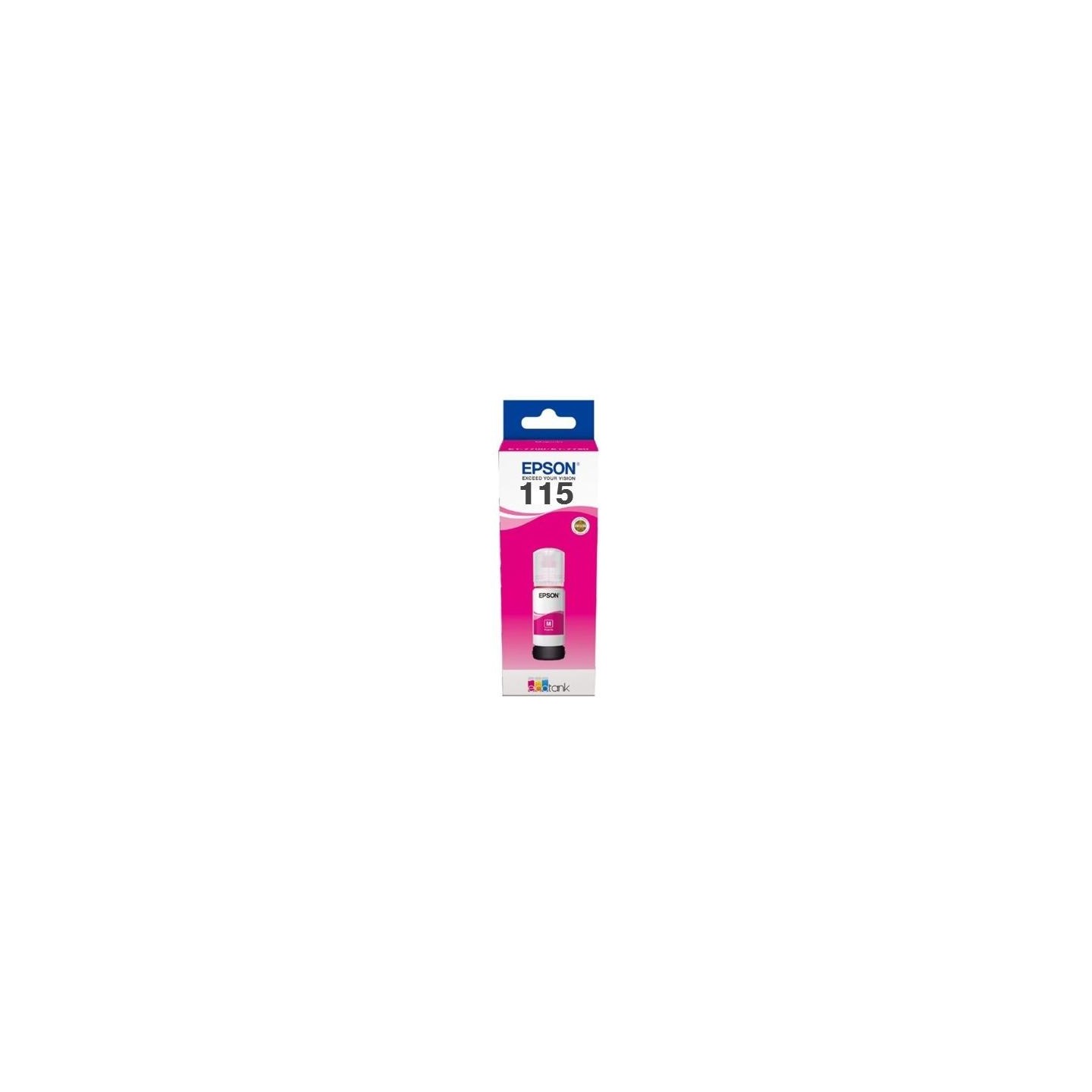 Epson 1LB 115 EcoTank Magenta ink bottle