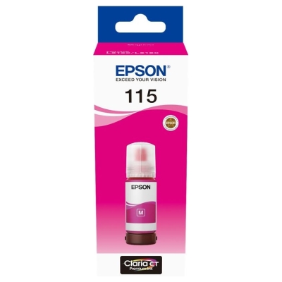 Epson 1LB 115 EcoTank Magenta ink bottle
