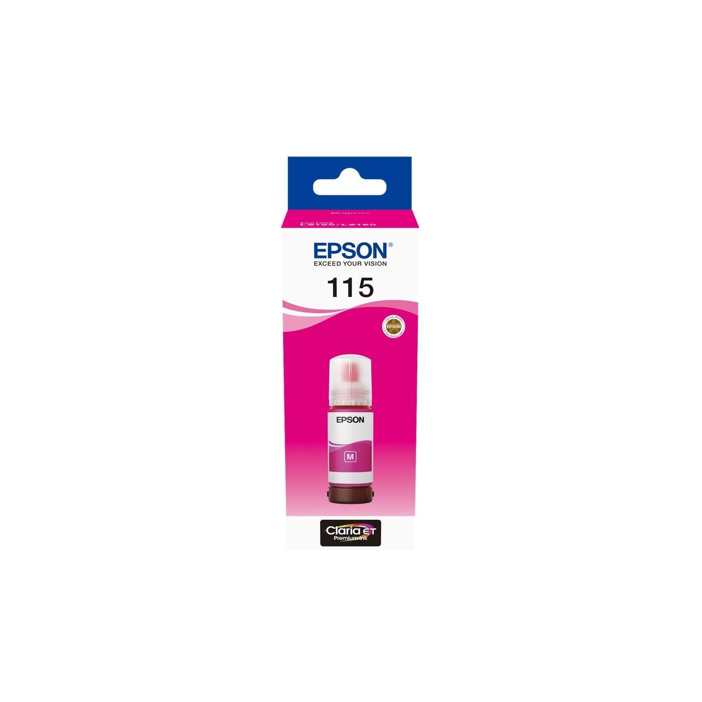 Epson 1LB 115 EcoTank Magenta ink bottle