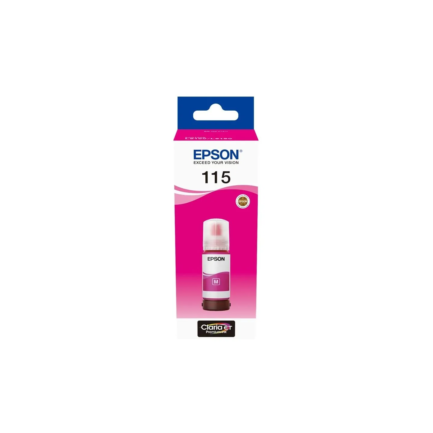 Epson 1LB 115 EcoTank Magenta ink bottle