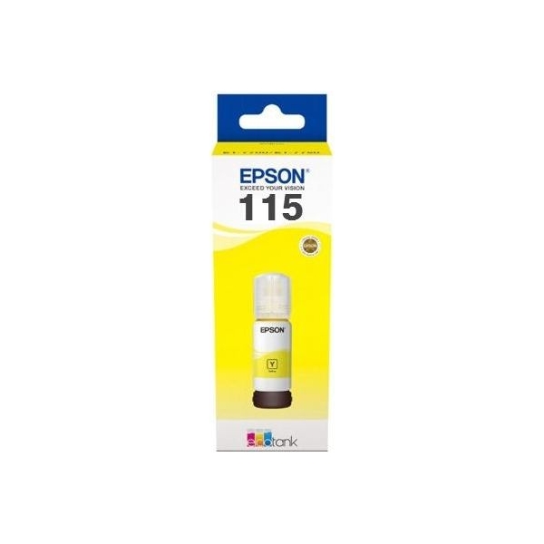 Epson 1LB 115 EcoTank Yellow ink bottle