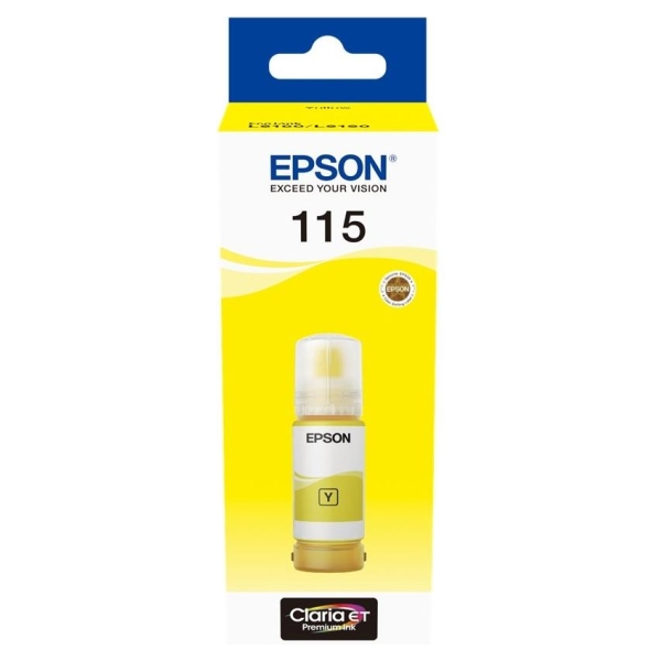 Epson 1LB 115 EcoTank Yellow ink bottle