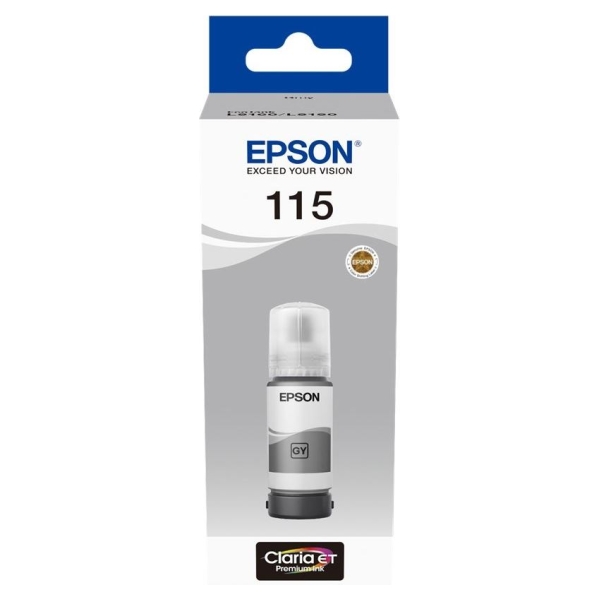 Epson 1LB 115 EcoTank Grey ink bottle