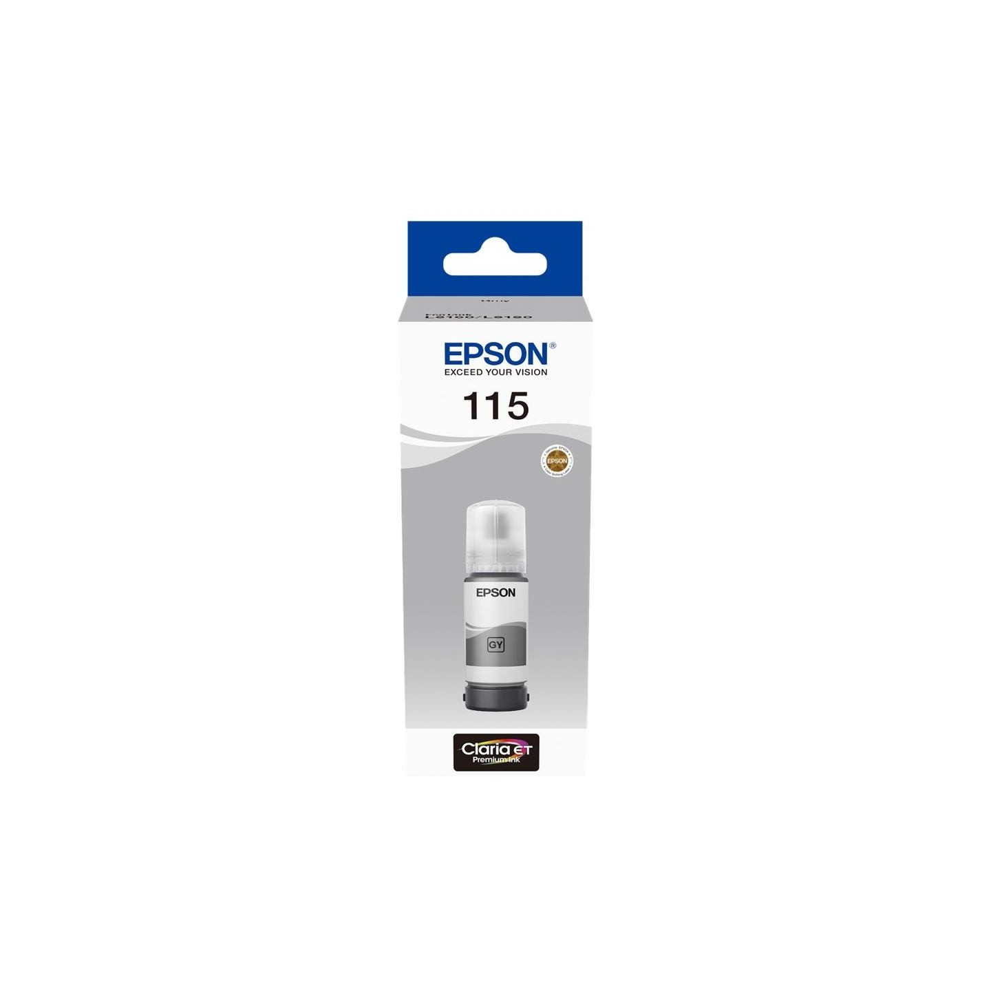 Epson 1LB 115 EcoTank Grey ink bottle