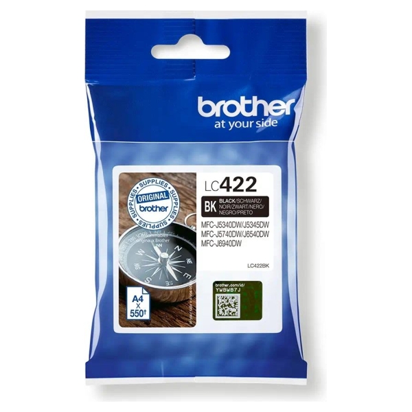 Brother LC422BK Ink For BH19M/B