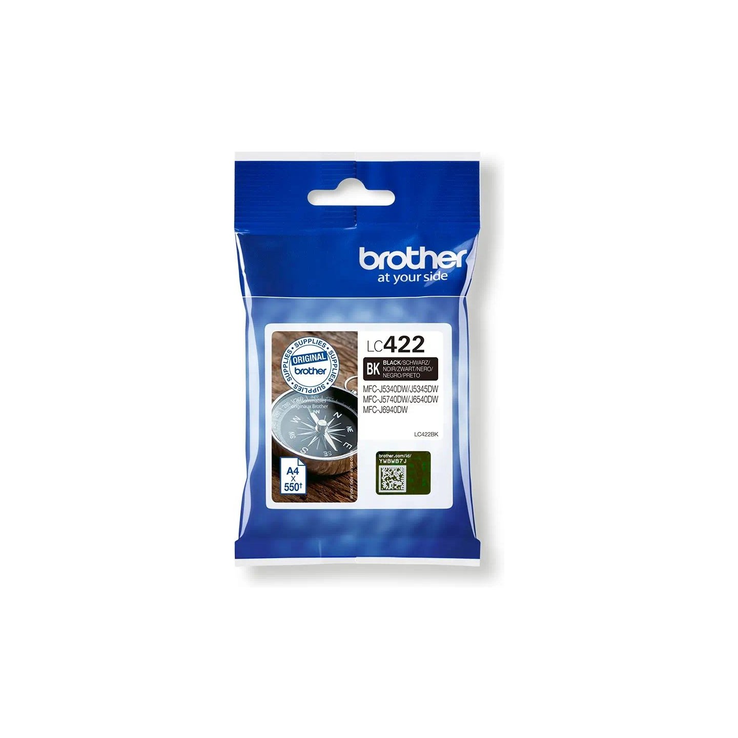 Brother LC422BK Ink For BH19M/B