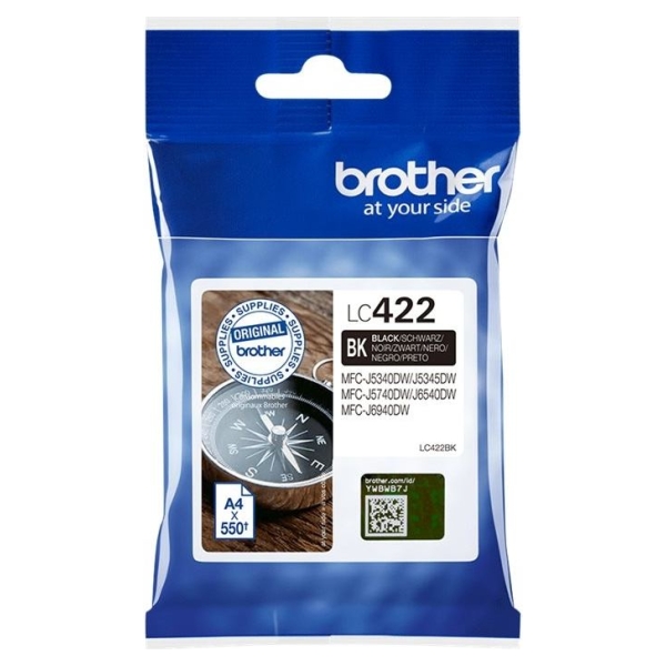 Brother LC422BK Ink For BH19M/B