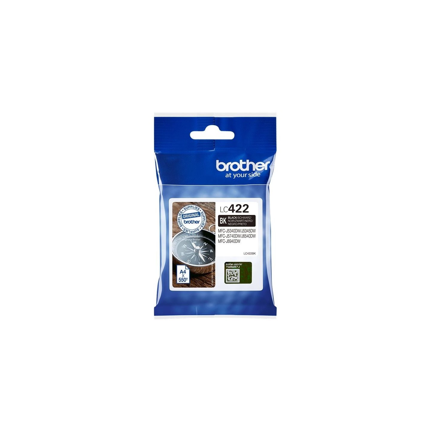 Brother LC422BK Ink For BH19M/B