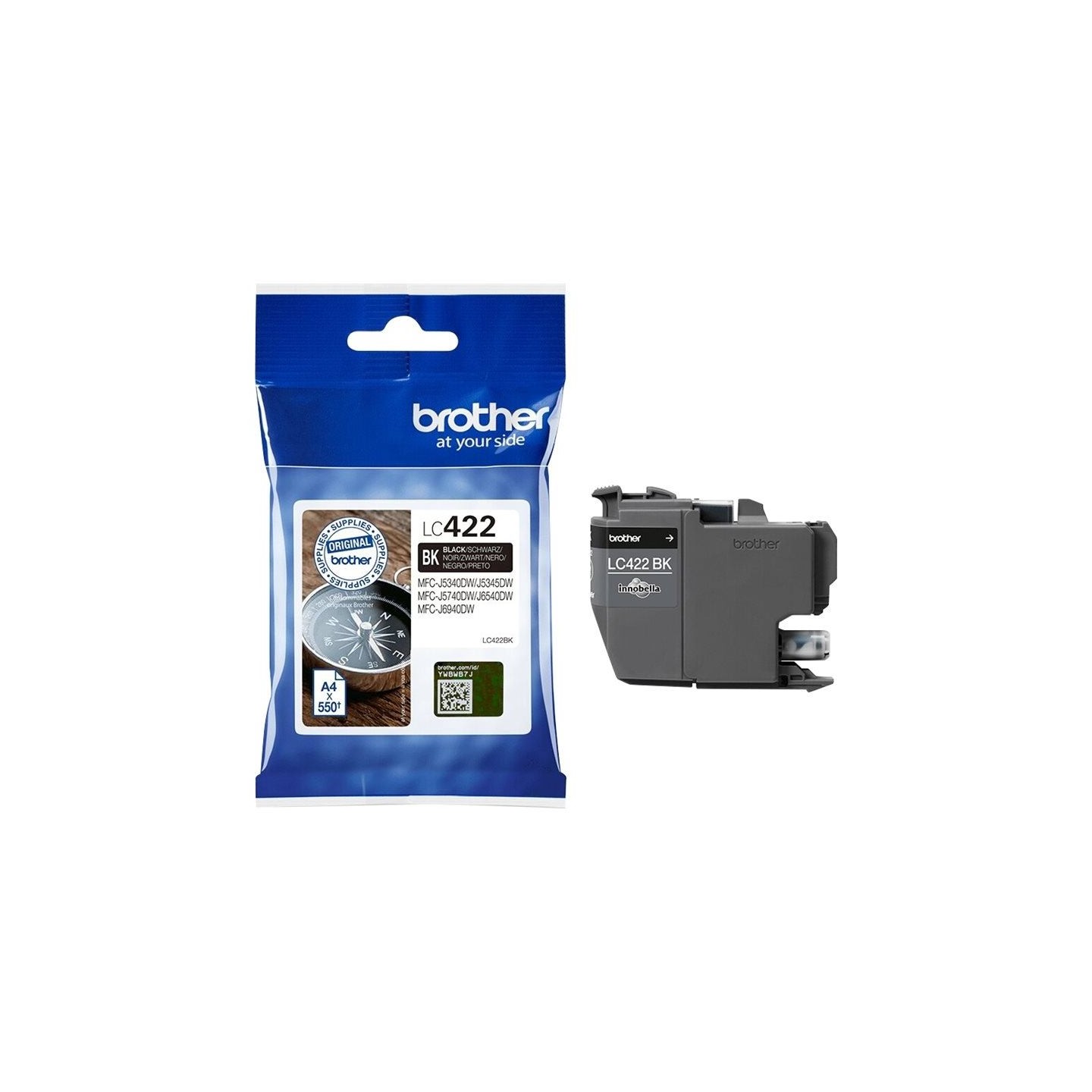 Brother LC422BK Ink For BH19M/B