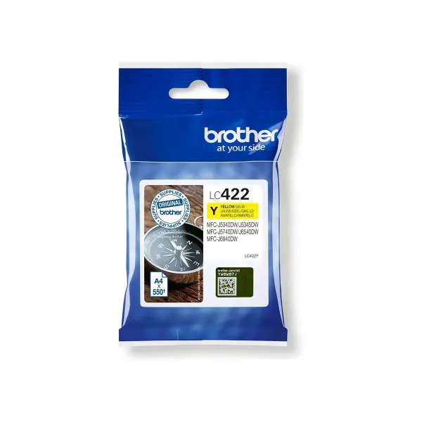 Brother LC422Y Ink For BH19M/B