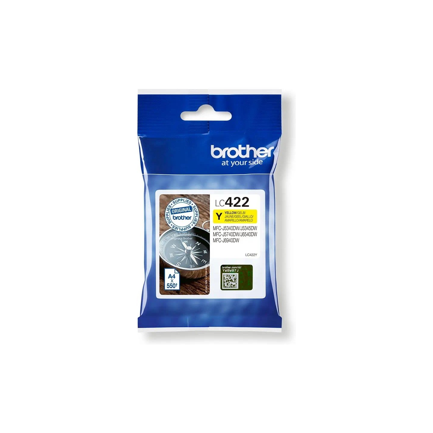 Brother LC422Y Ink For BH19M/B