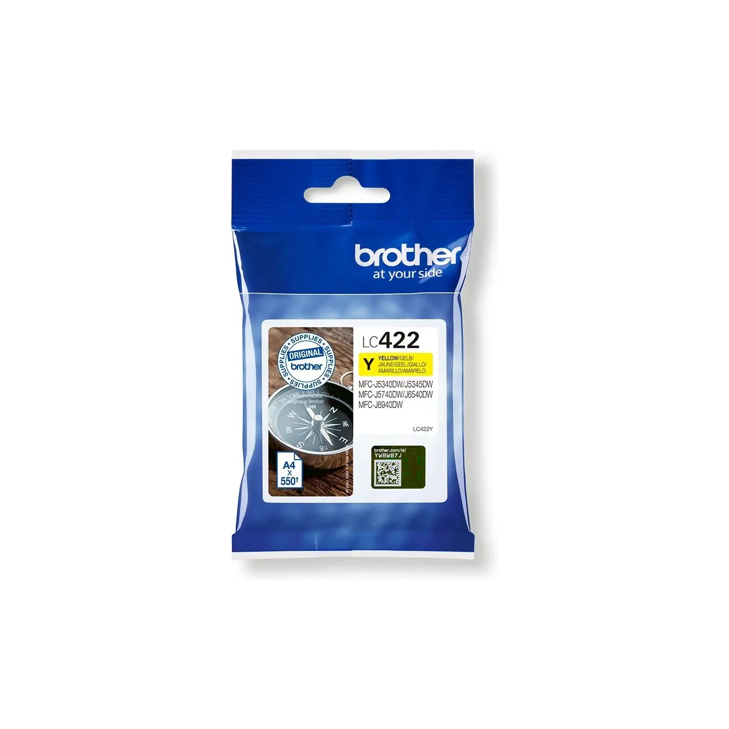 Brother LC422Y Ink For BH19M/B