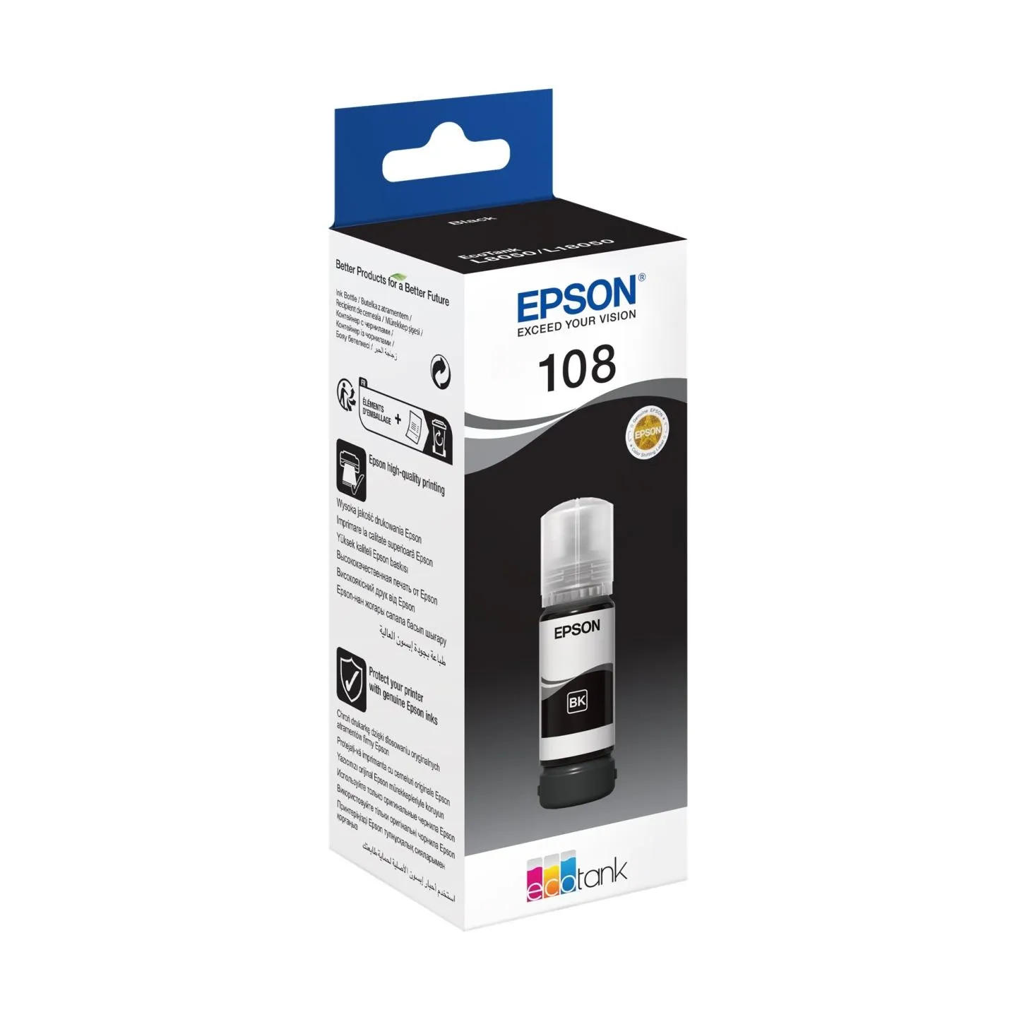 Epson 1LB 108 EcoTank Black Ink Bottle