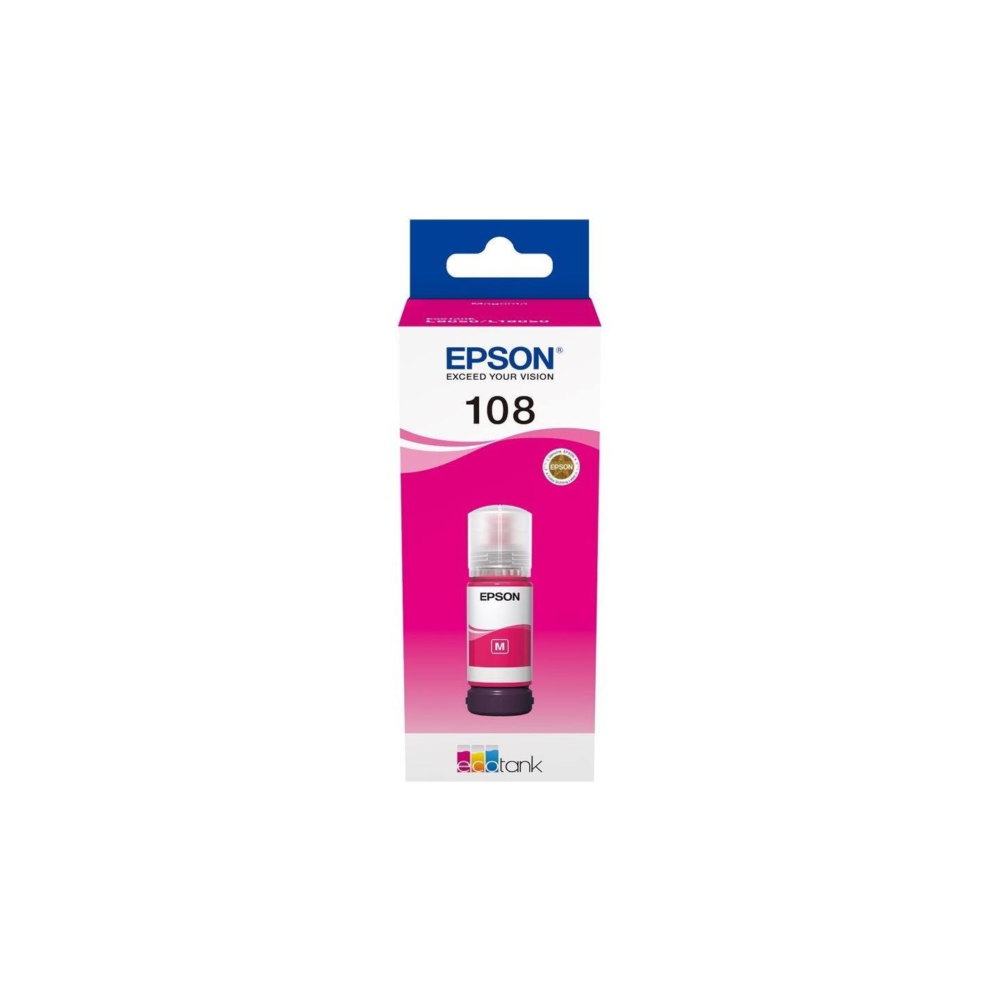 Epson 1LB 108 EcoTank Magenta Ink Bottle