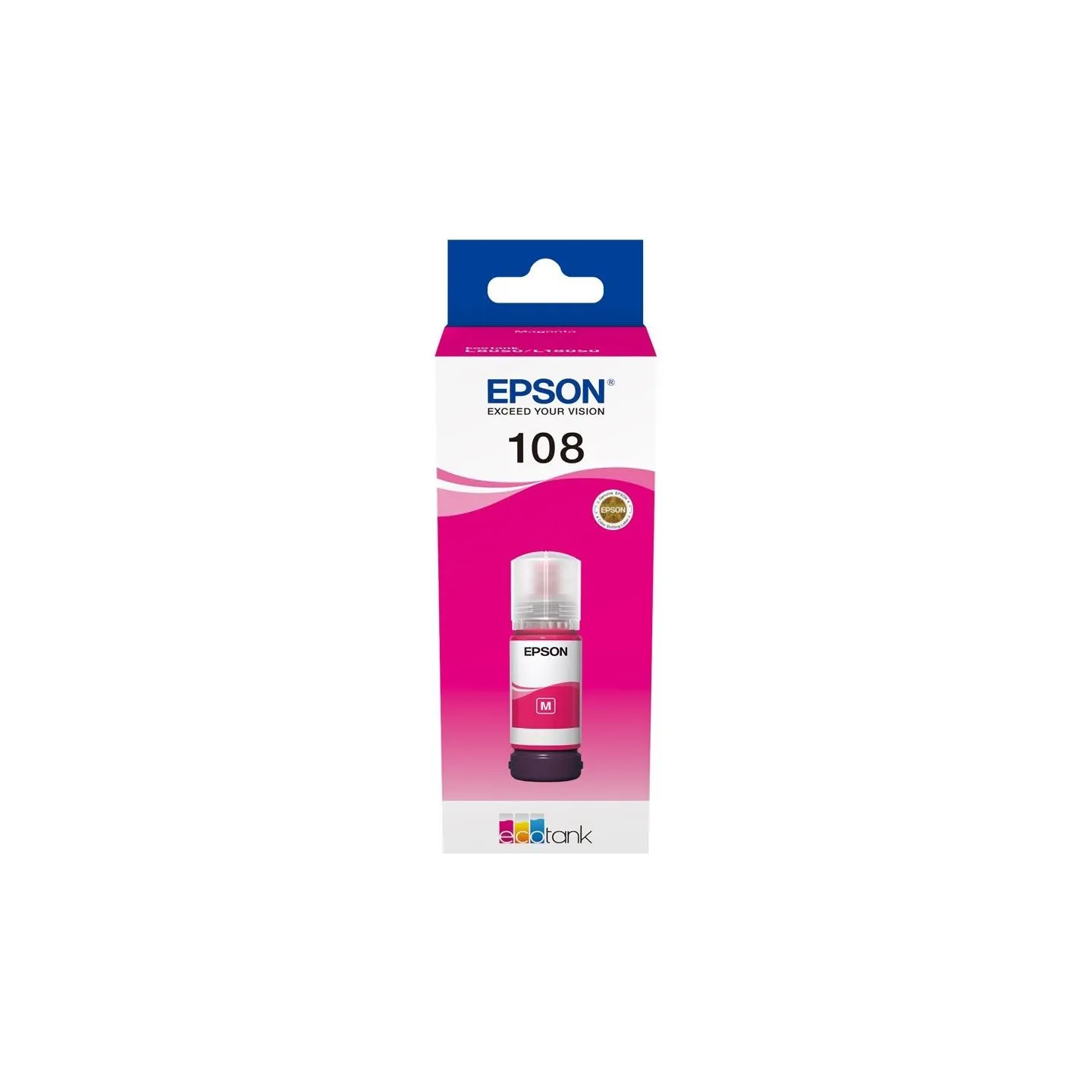 Epson 1LB 108 EcoTank Magenta Ink Bottle