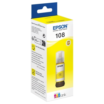 Epson 1LB 108 EcoTank Yellow Ink Bottle