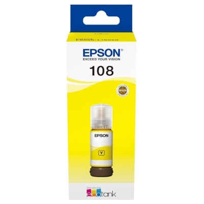 Epson 1LB 108 EcoTank Yellow Ink Bottle