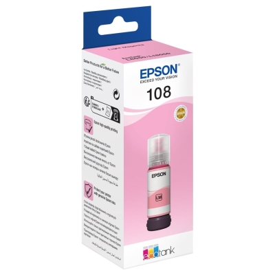 Epson 1LB 108 EcoTank Light Magenta Ink