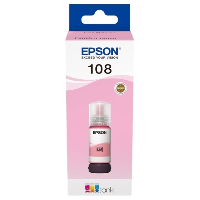 Epson 1LB 108 EcoTank Light Magenta Ink