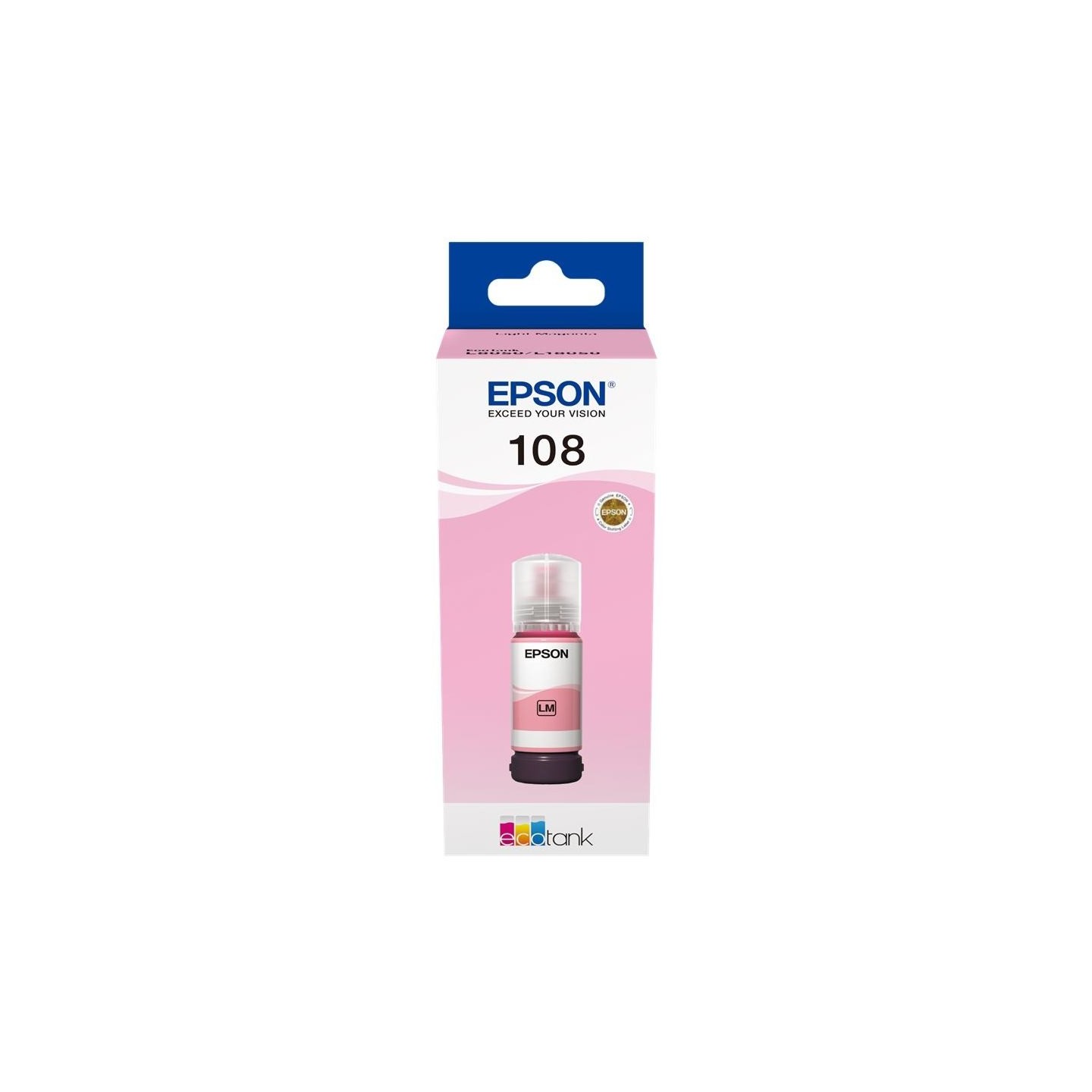 Epson 1LB 108 EcoTank Light Magenta Ink