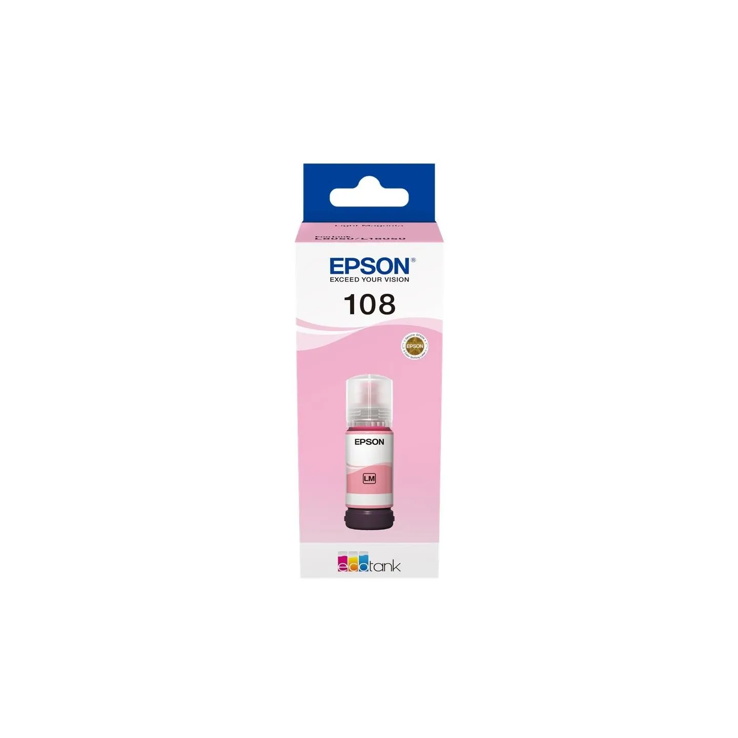 Epson 1LB 108 EcoTank Light Magenta Ink