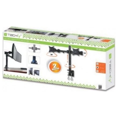 Techly 301740 Double twin desk arm