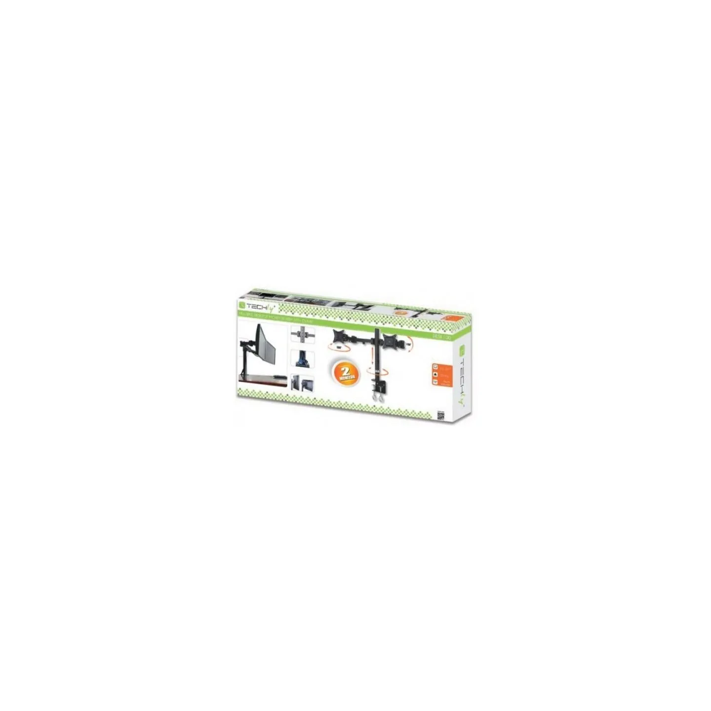 Techly 301740 Double twin desk arm