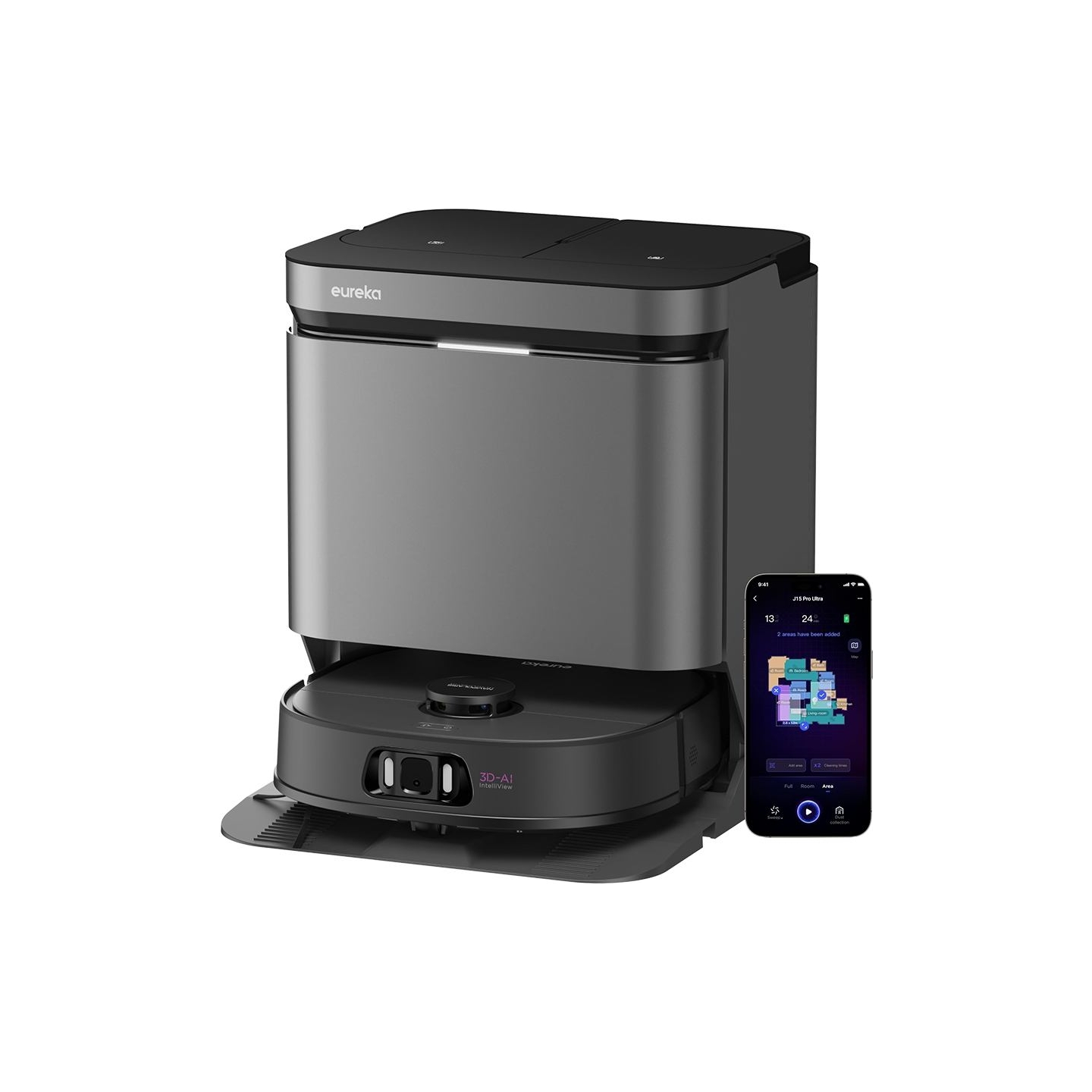 Eureka J15WH Robot Vacuum Black