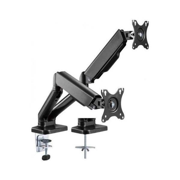 Techly Double Monitor Desk Stand 17-32in