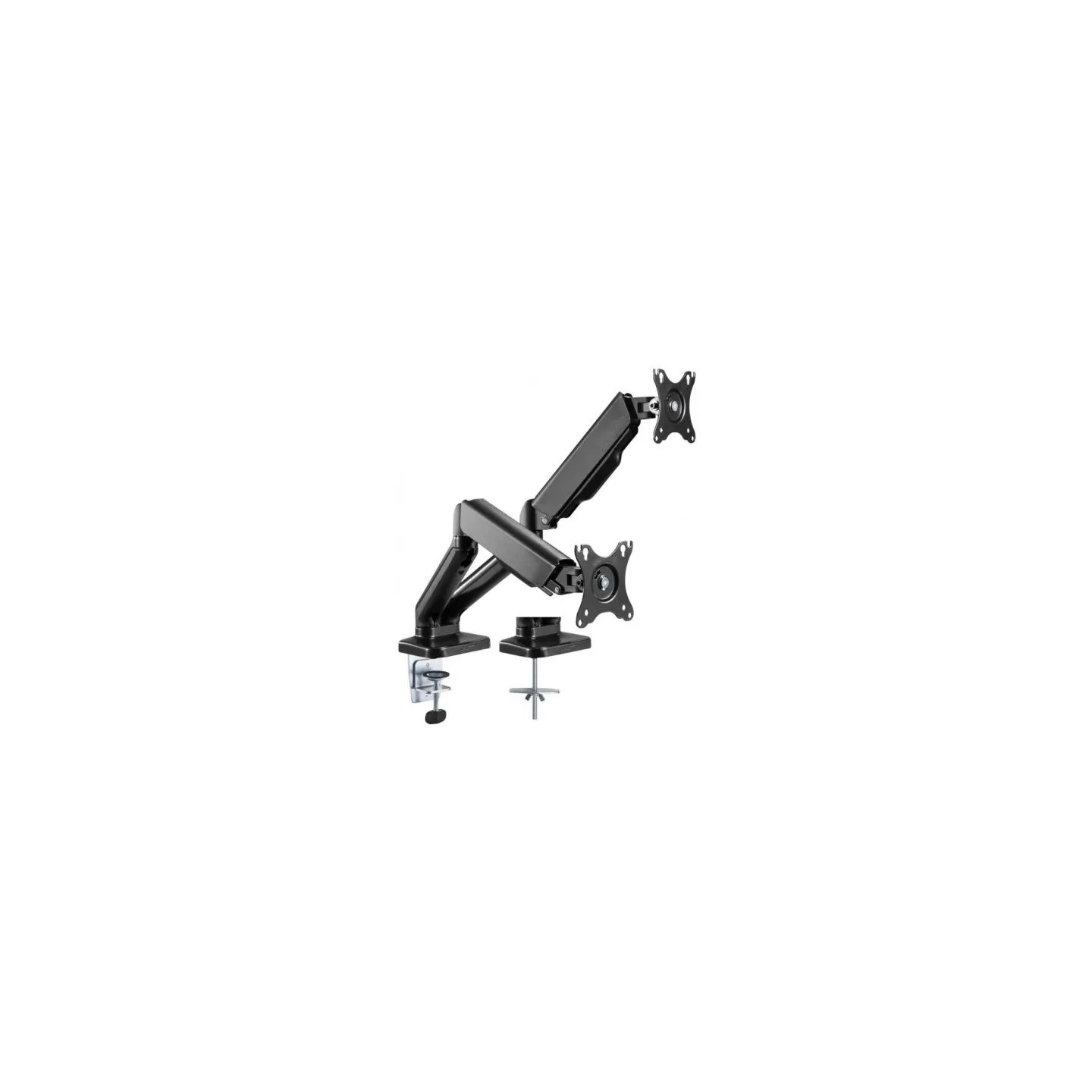 Techly Double Monitor Desk Stand 17-32in