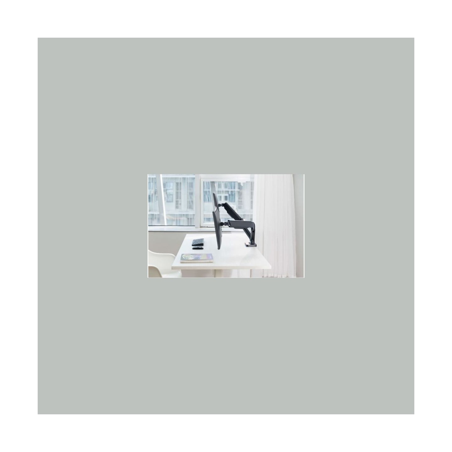 Techly Double Monitor Desk Stand 17-32in