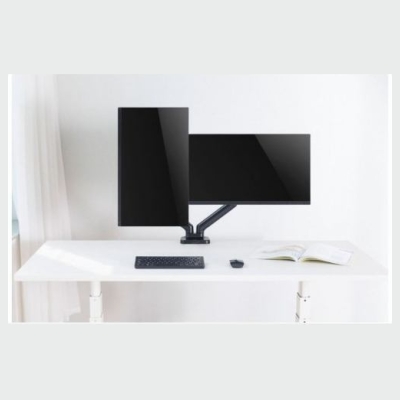 Techly Double Monitor Desk Stand 17-32in