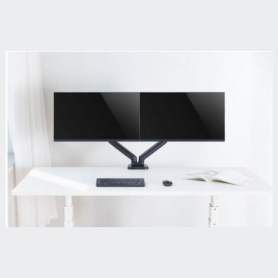Techly Double Monitor Desk Stand 17-32in