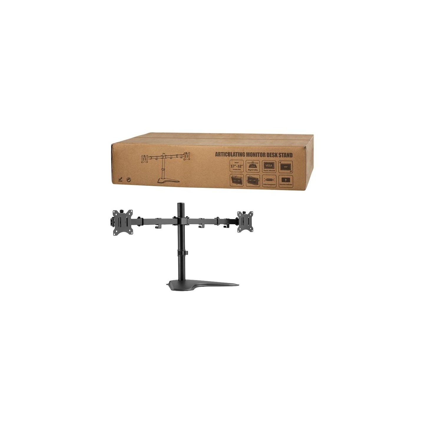 Logilink Dual monitor stand 17-32inch