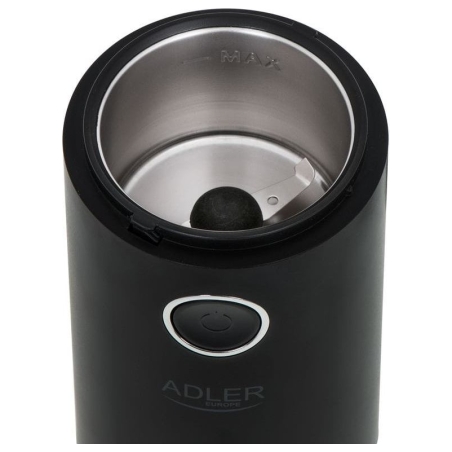 Adler | Coffee grinder | AD4446bs | 150 W | Coffee beans capacity 75 g | Lid safety switch | Black