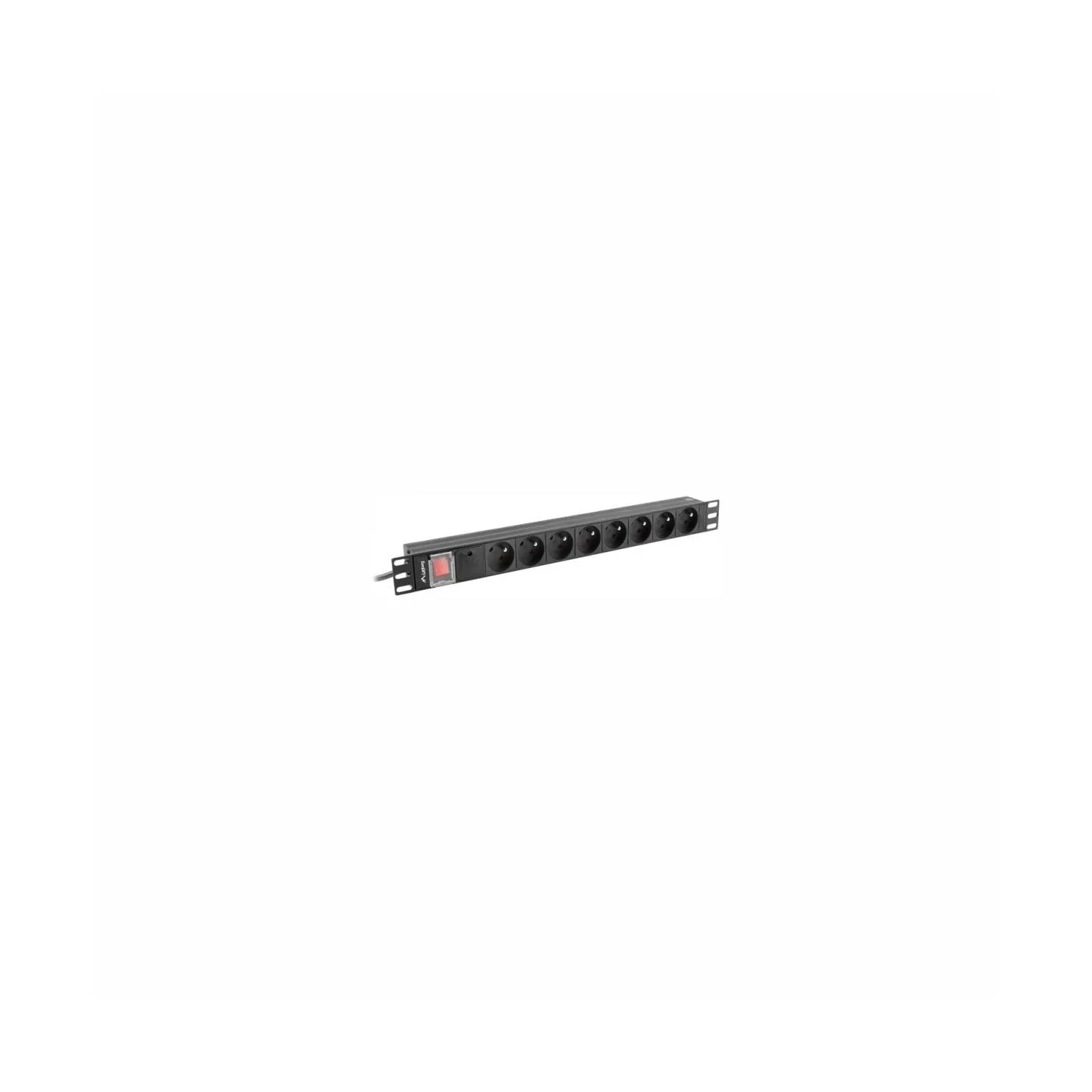 Lanberg PDU 19inch 1U 16A 8x FR 2m