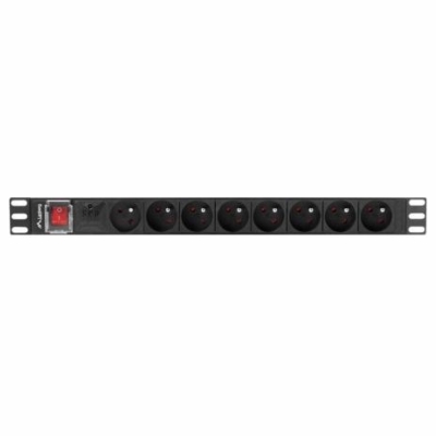 Lanberg PDU 19inch 1U 16A 8x FR 2m