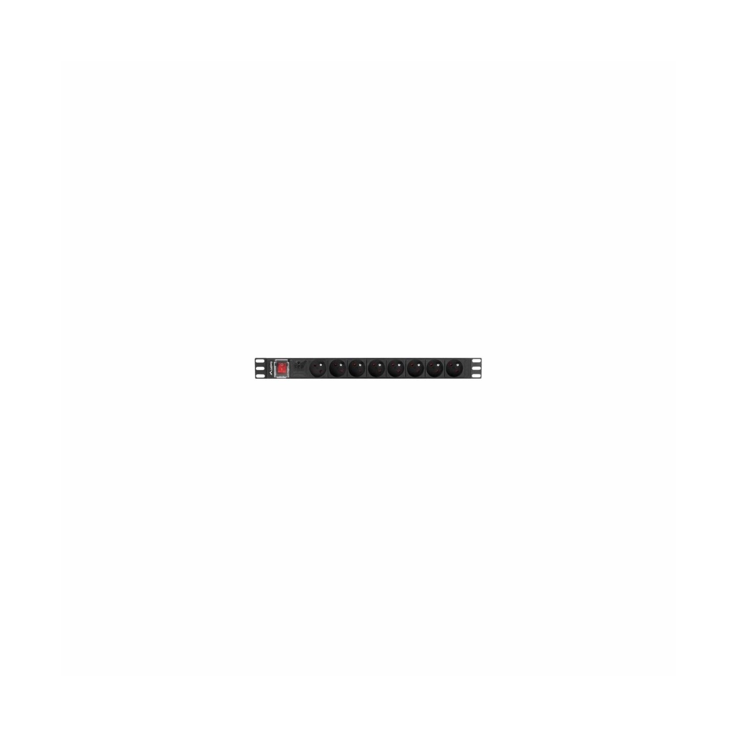 Lanberg PDU 19inch 1U 16A 8x FR 2m