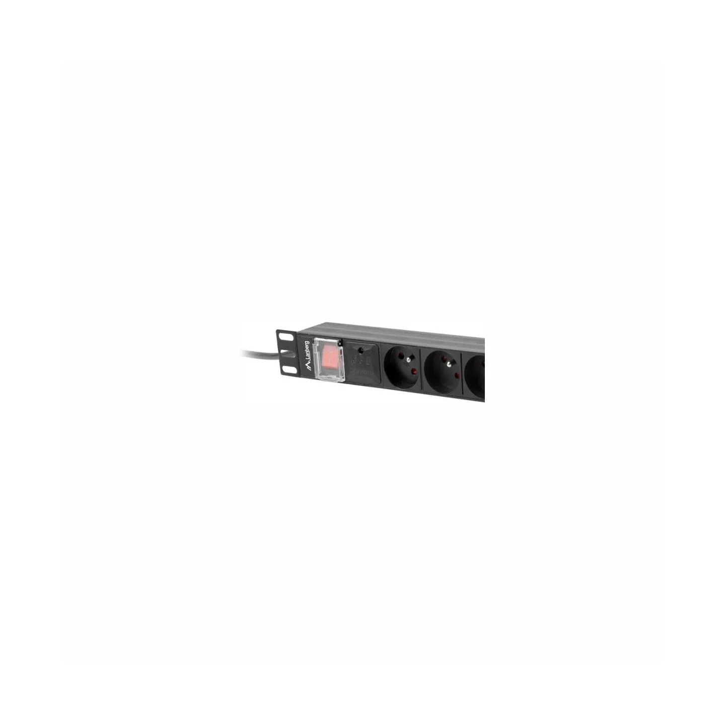 Lanberg PDU 19inch 1U 16A 8x FR 2m