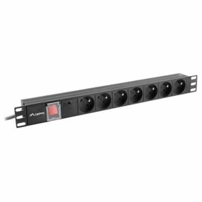 Lanberg PDU-07E-0200-IEC-BK PDU 1U 10A