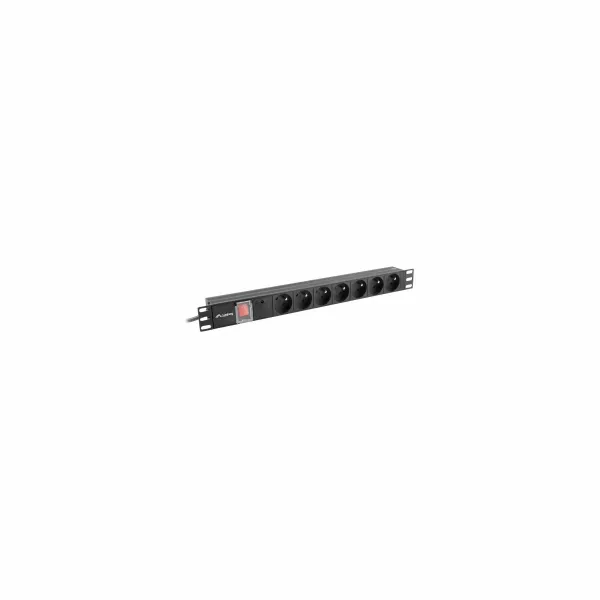 Lanberg PDU-07E-0200-IEC-BK PDU 1U 10A