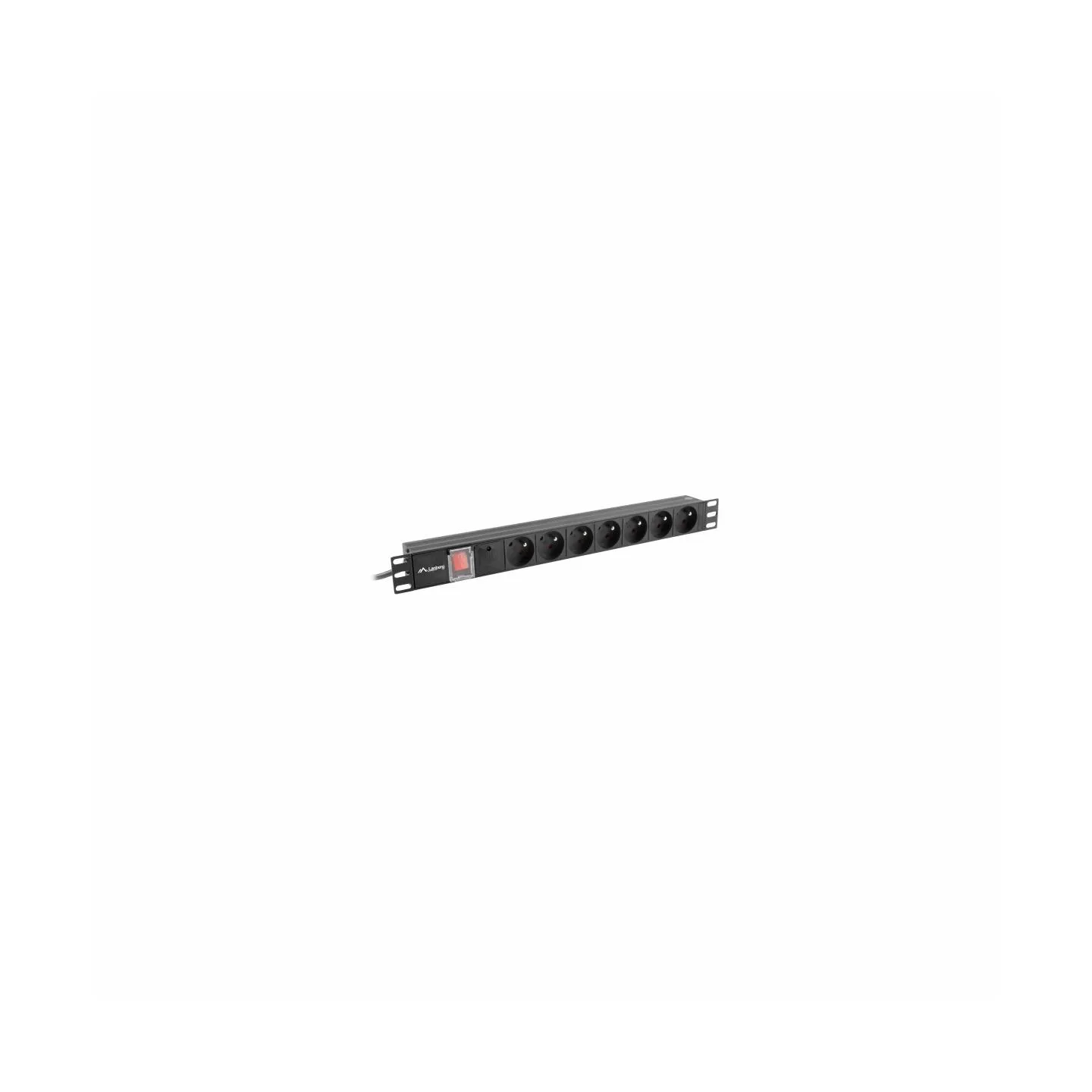 Lanberg PDU-07E-0200-IEC-BK PDU 1U 10A