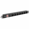 Lanberg PDU-07E-0200-IEC-BK PDU 1U 10A