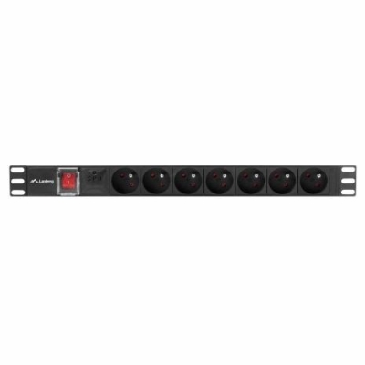 Lanberg PDU-07E-0200-IEC-BK PDU 1U 10A
