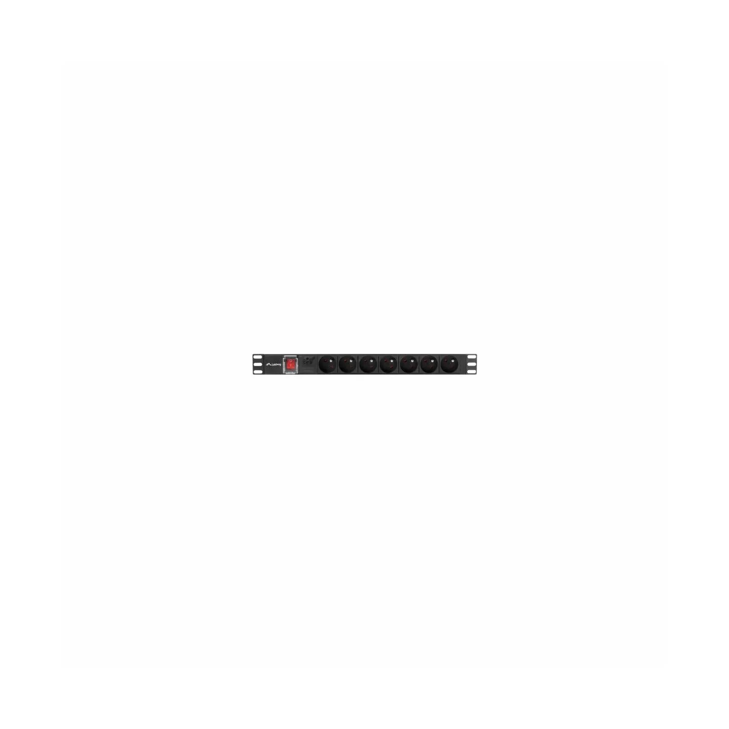 Lanberg PDU-07E-0200-IEC-BK PDU 1U 10A
