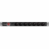 Lanberg PDU-07E-0200-IEC-BK PDU 1U 10A